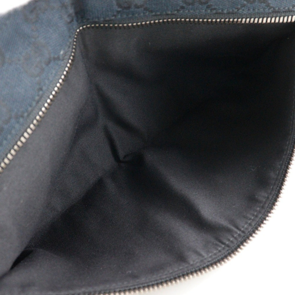Gucci Gg Canvas Black Gg Canvas Sling Bag (Pre-Owned)