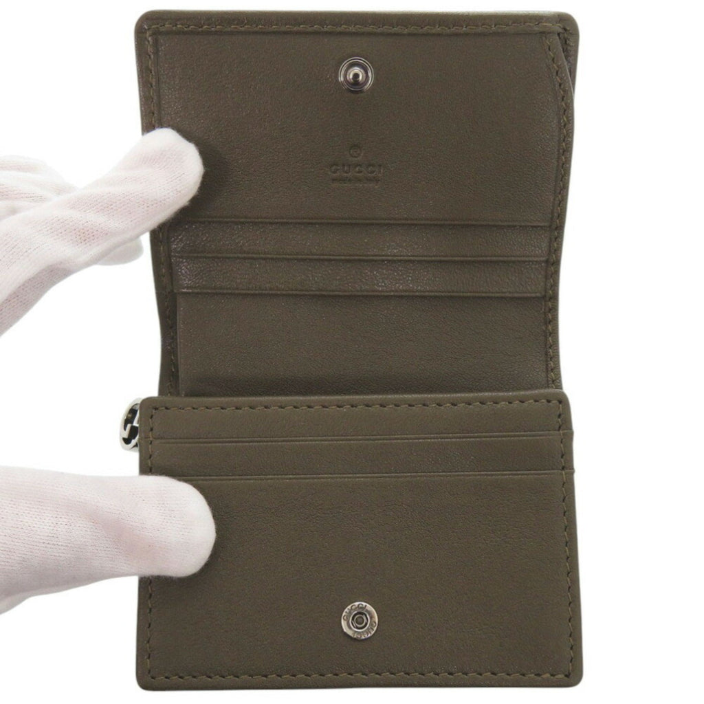 Gucci Brown Leather Wallet (Bi-Fold) (Pre-Owned)
