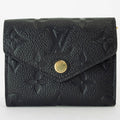 Louis Vuitton Noir Monogram Empreinte Wallet (Tri-Fold) (Pre-Owned)