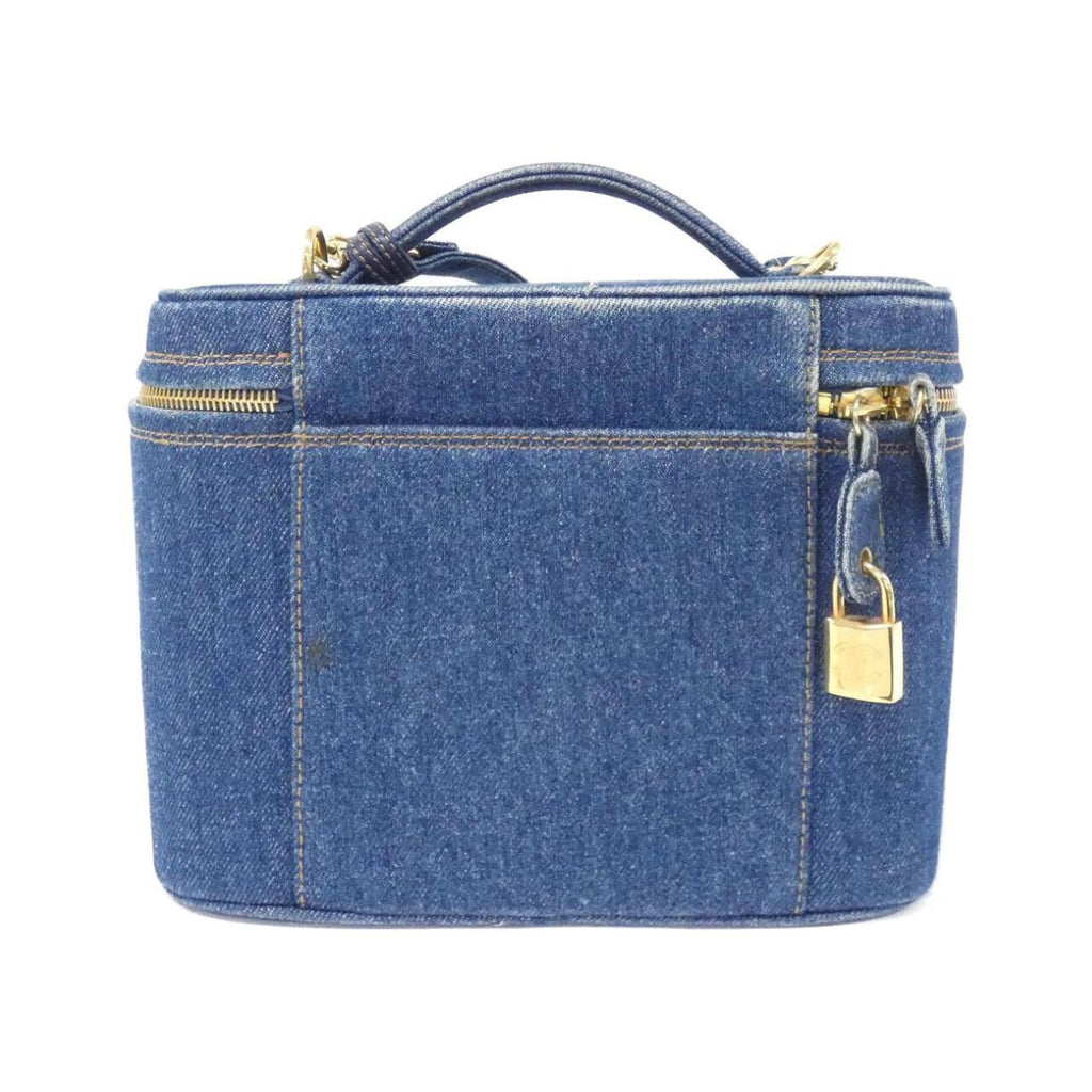 Chanel Blue Denim Handbag (Pre-Owned)
