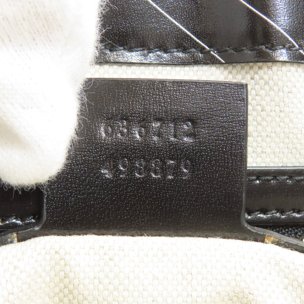 Gucci Black Leather Shoulder Bag (Pre-Owned)
