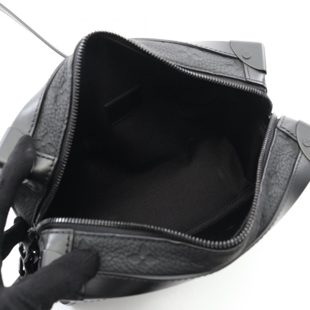Louis Vuitton Black Noir Monogram Leather Shoulder Bag (Pre-Owned)