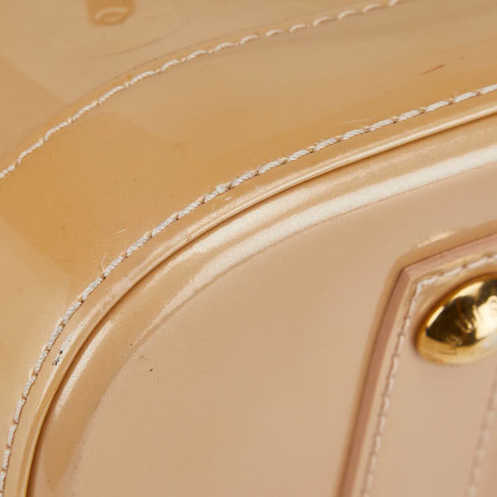 Louis Vuitton Beige Poodle Monogram Vernis Handbag (Pre-Owned)