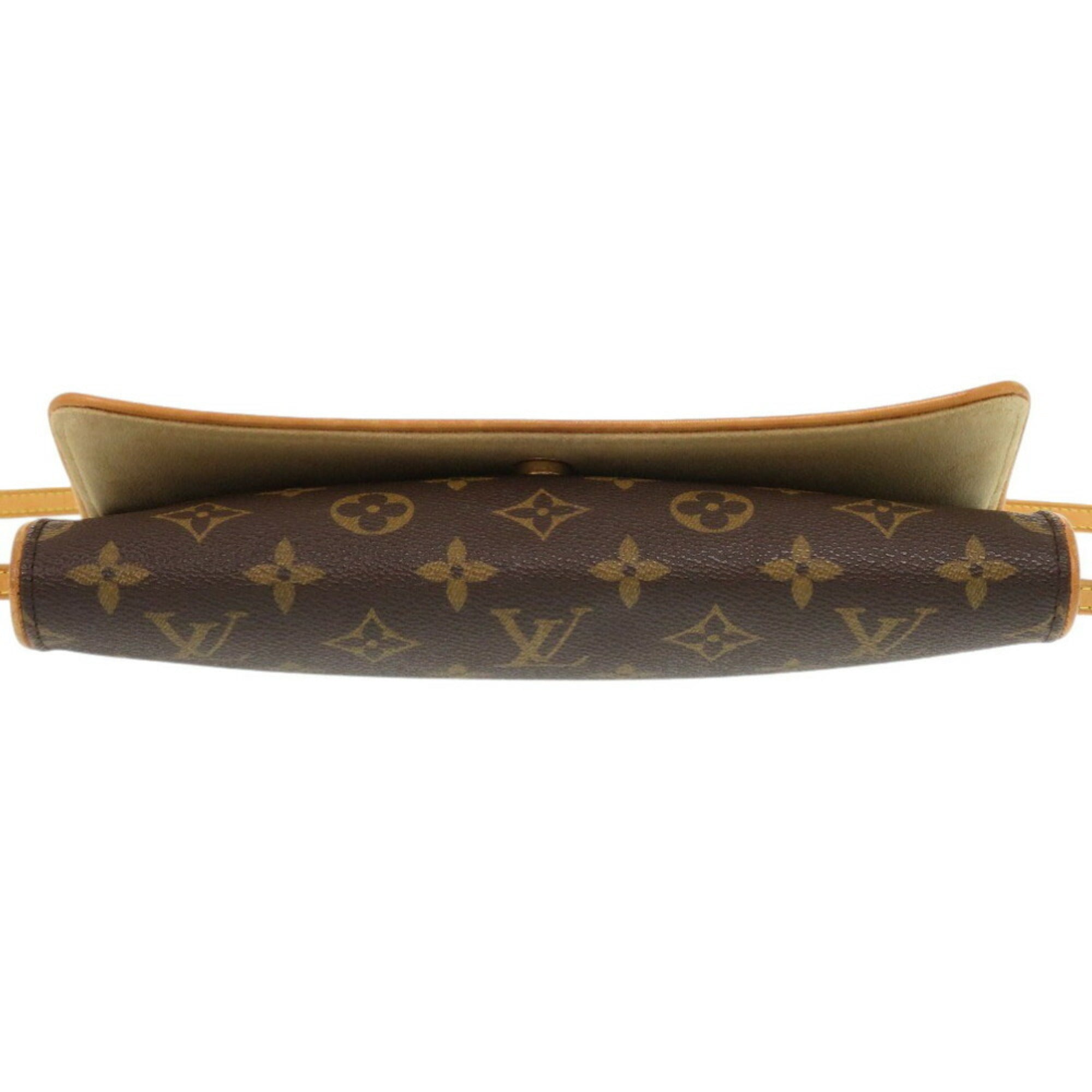 Louis Vuitton Brown Monogram Pochette Shoulder Bag (Pre-Owned)