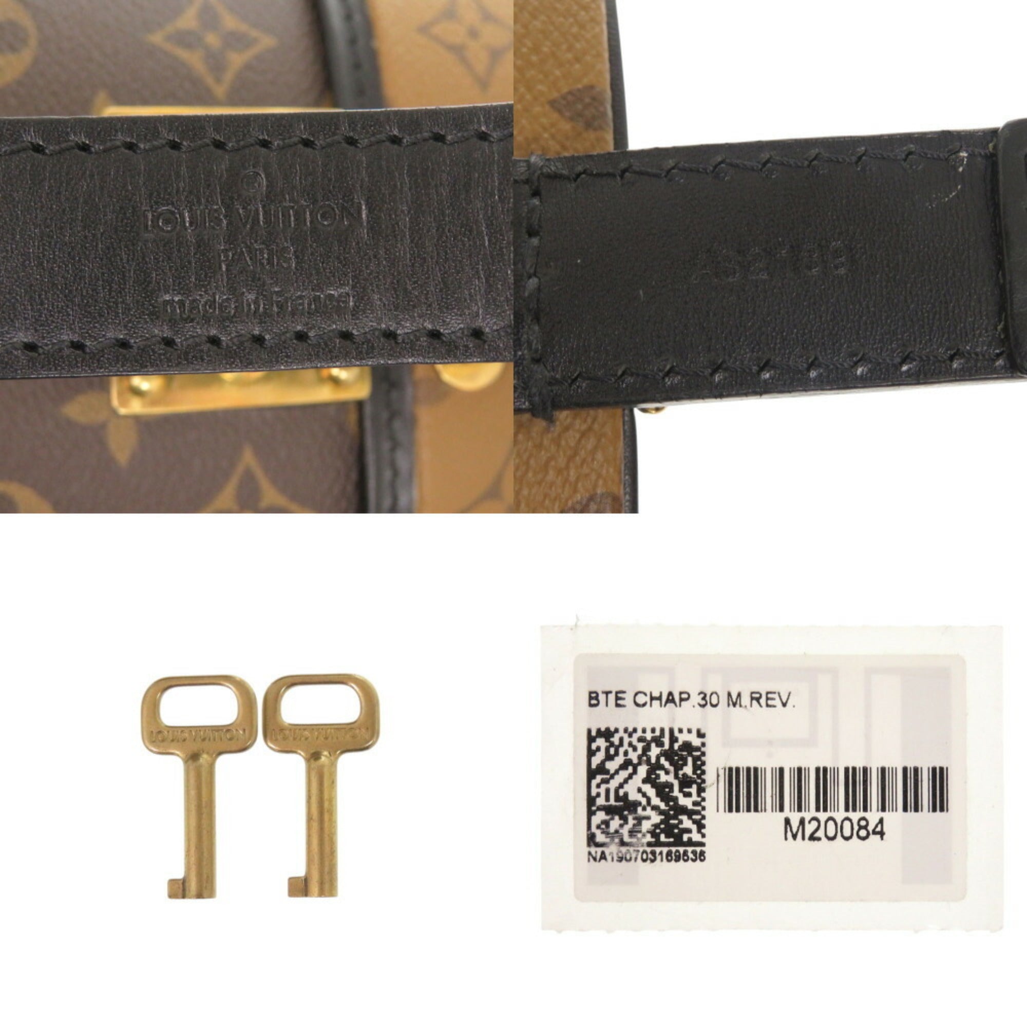 Louis Vuitton Brown Monogram Reverse Monogram Handbag (Pre-Owned)