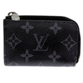 Louis Vuitton Black Monogram Eclipse Coin Purse/Coin Case (Pre-Owned)