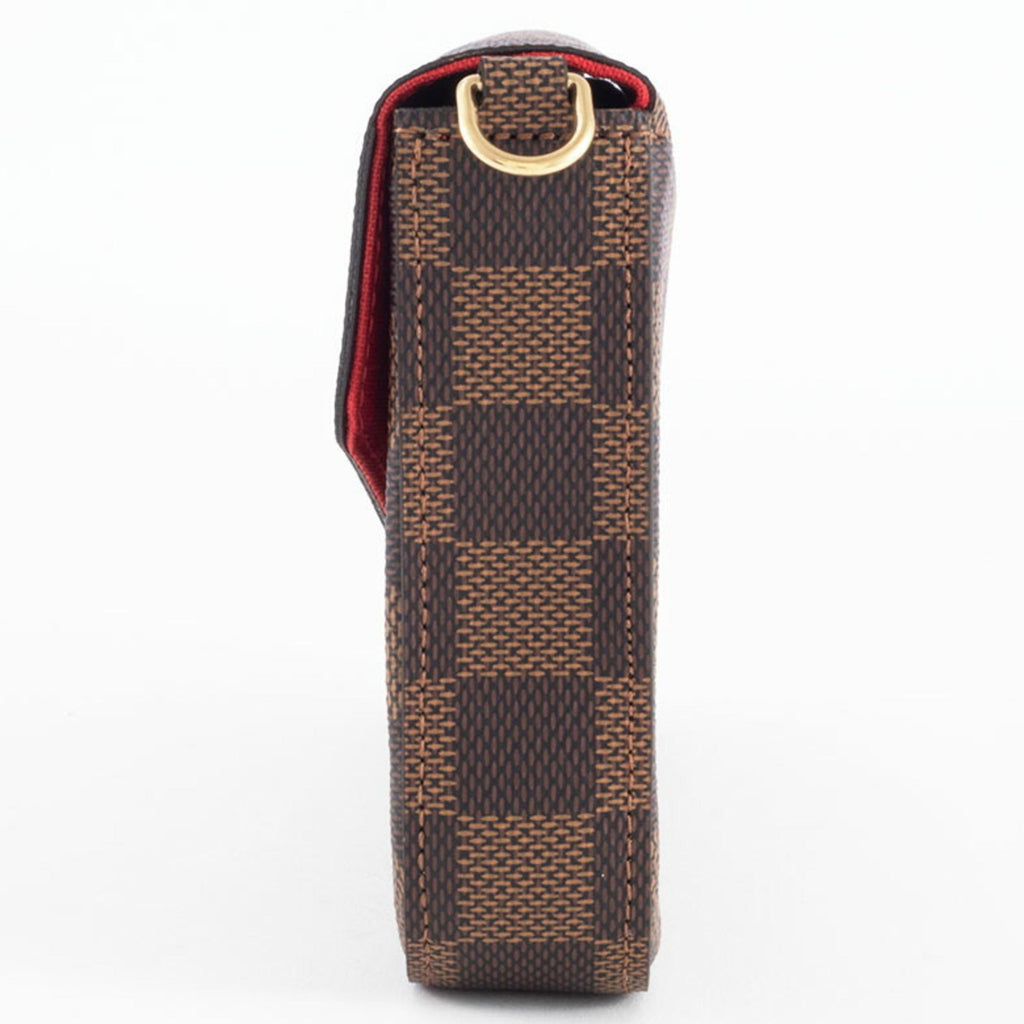 Louis Vuitton Brown Damier Canvas Ebene Damier Canvas Shoulder Bag (Pre-Owned)