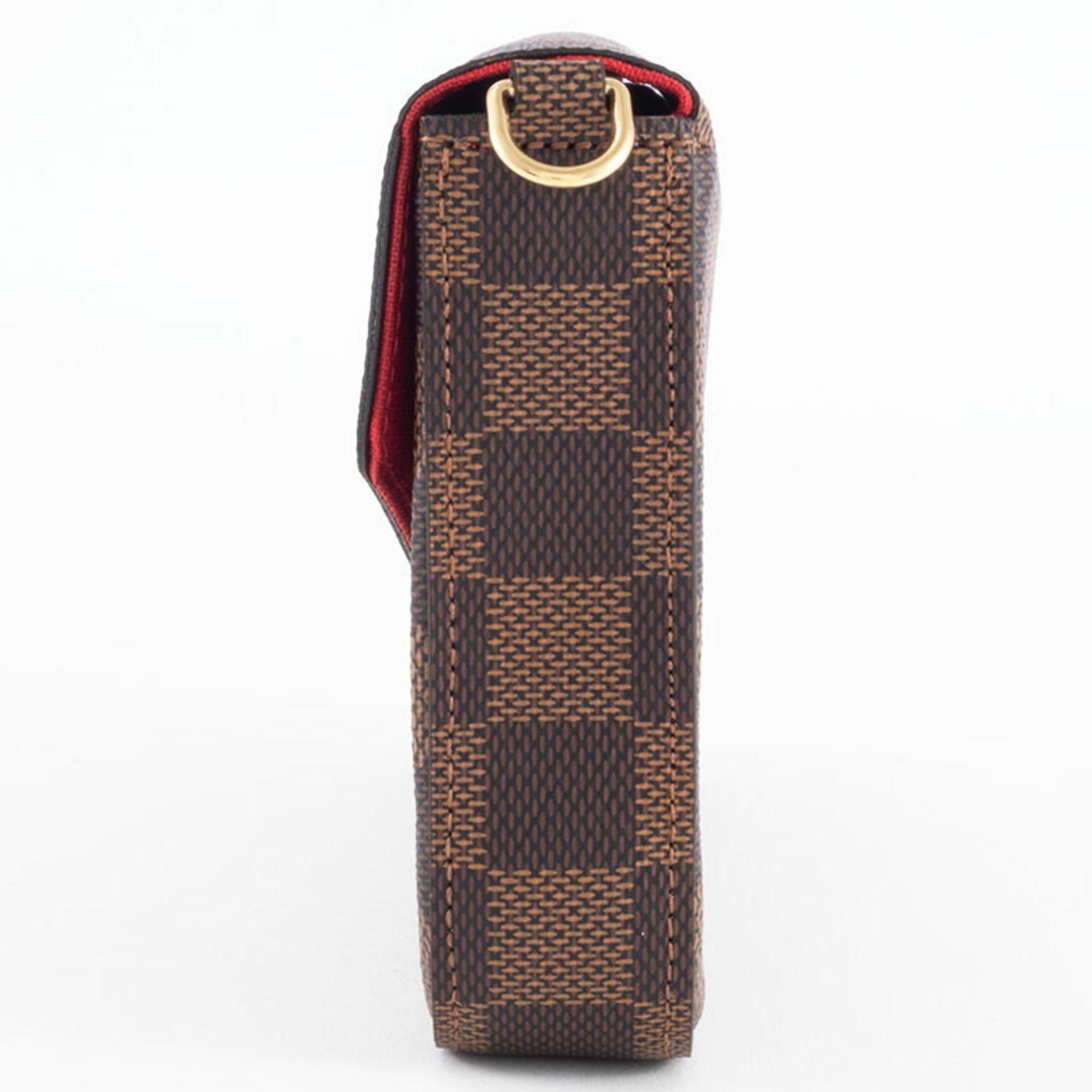 Louis Vuitton Brown Damier Canvas Ebene Damier Canvas Shoulder Bag (Pre-Owned)