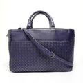 Bottega Veneta Intrecciato Purple Intrecciato Handbag (Pre-Owned)