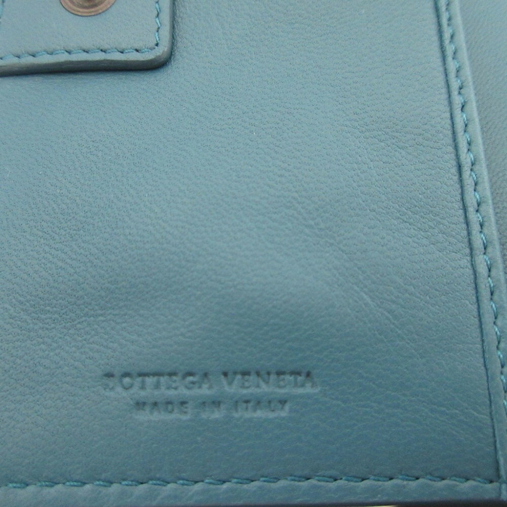 Bottega Veneta Blue Leather Wallet (Bi-Fold) (Pre-Owned)