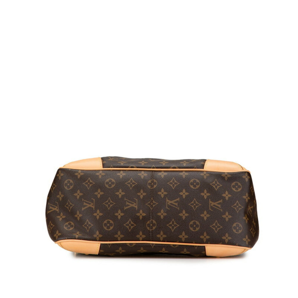 Louis Vuitton Brown Pvc Leather Shoulder Bag Tote Bag (Pre-Owned)