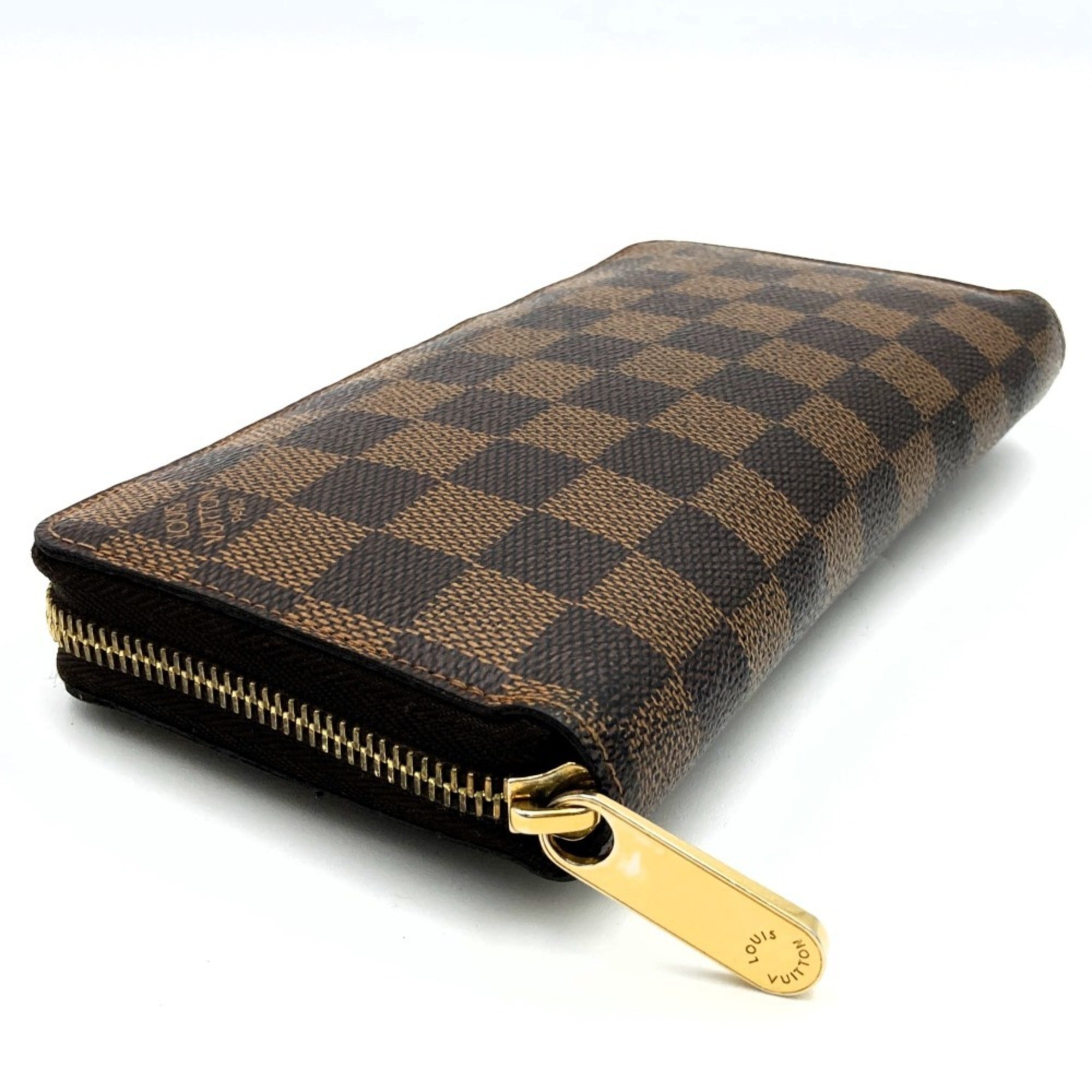 Louis Vuitton Damier Brown Damier Canvas Long Wallet (Bi-Fold) (Pre-Owned)