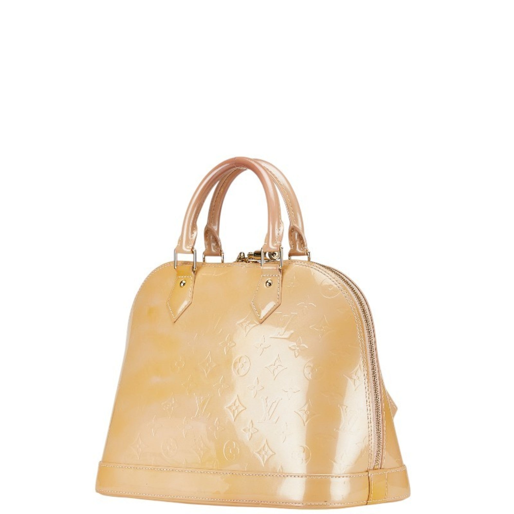 Louis Vuitton Beige Poodle Monogram Vernis Handbag (Pre-Owned)