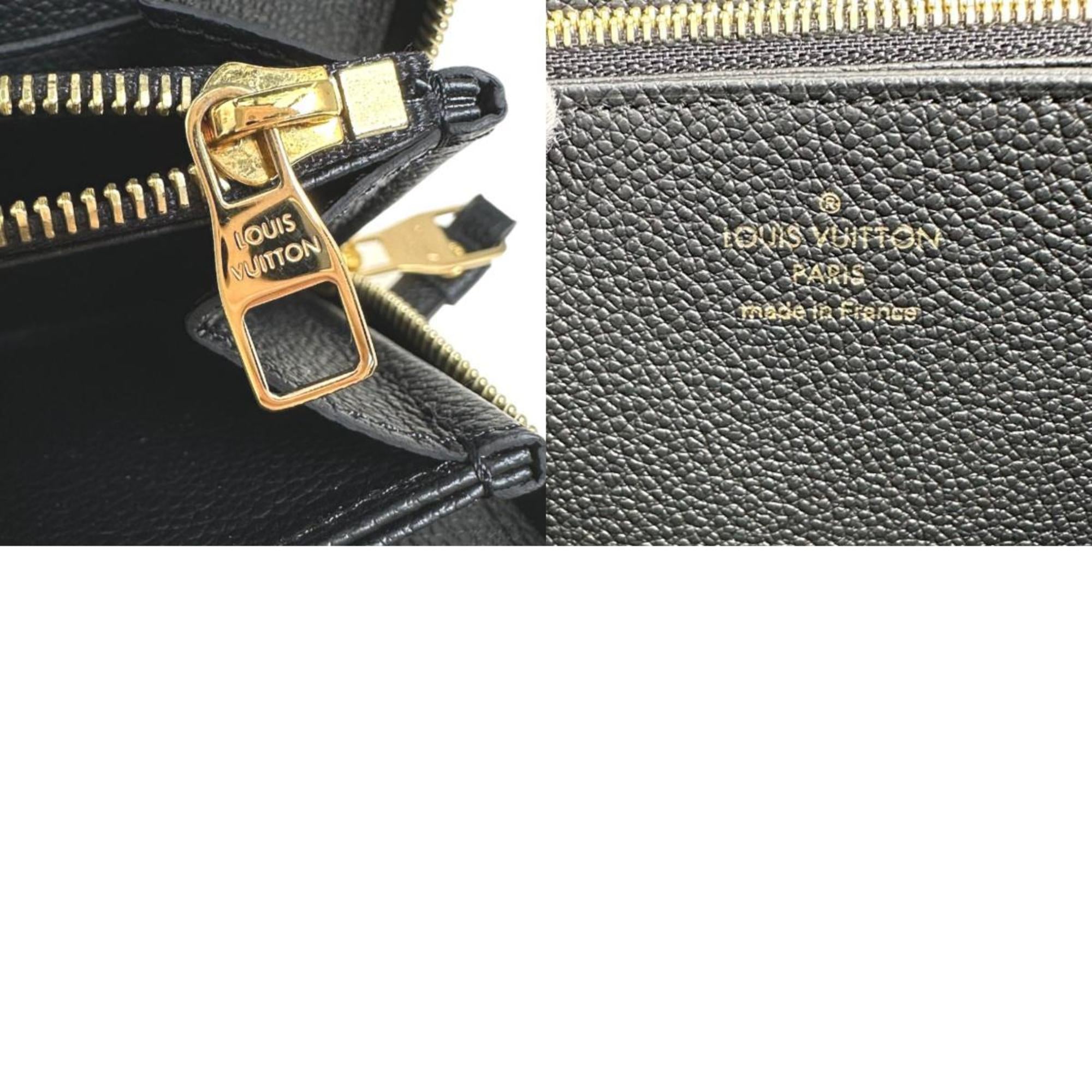 Louis Vuitton Black Monogram Empreinte Long Wallet (Bi-Fold) (Pre-Owned)