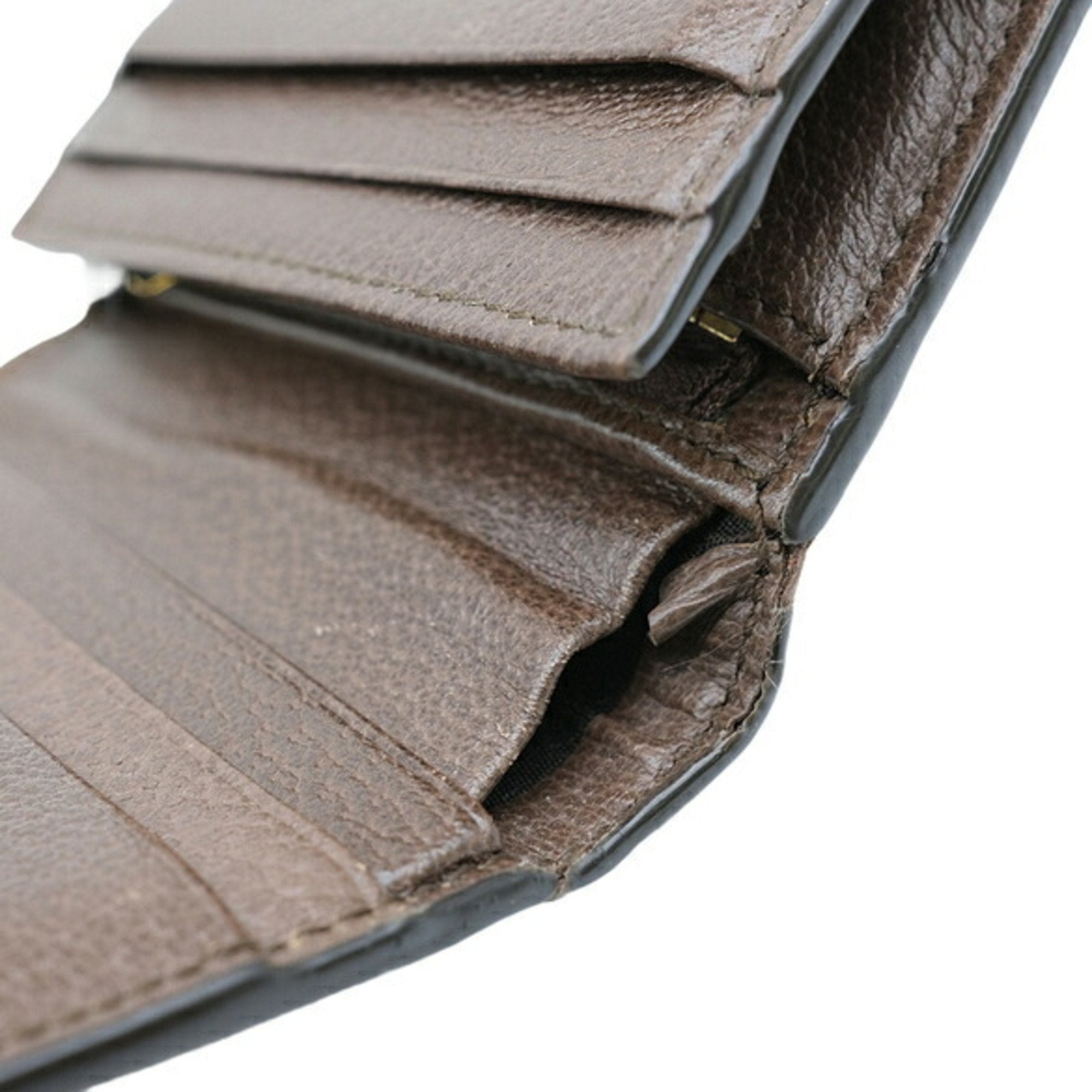 Gucci Beige Brown Multi-Color Gg Supreme Wallet (Bi-Fold) (Pre-Owned)