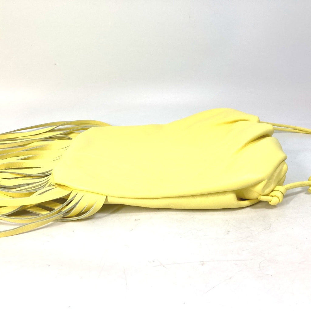 Bottega Veneta Yellow Leather Shoulder Bag (Pre-Owned)