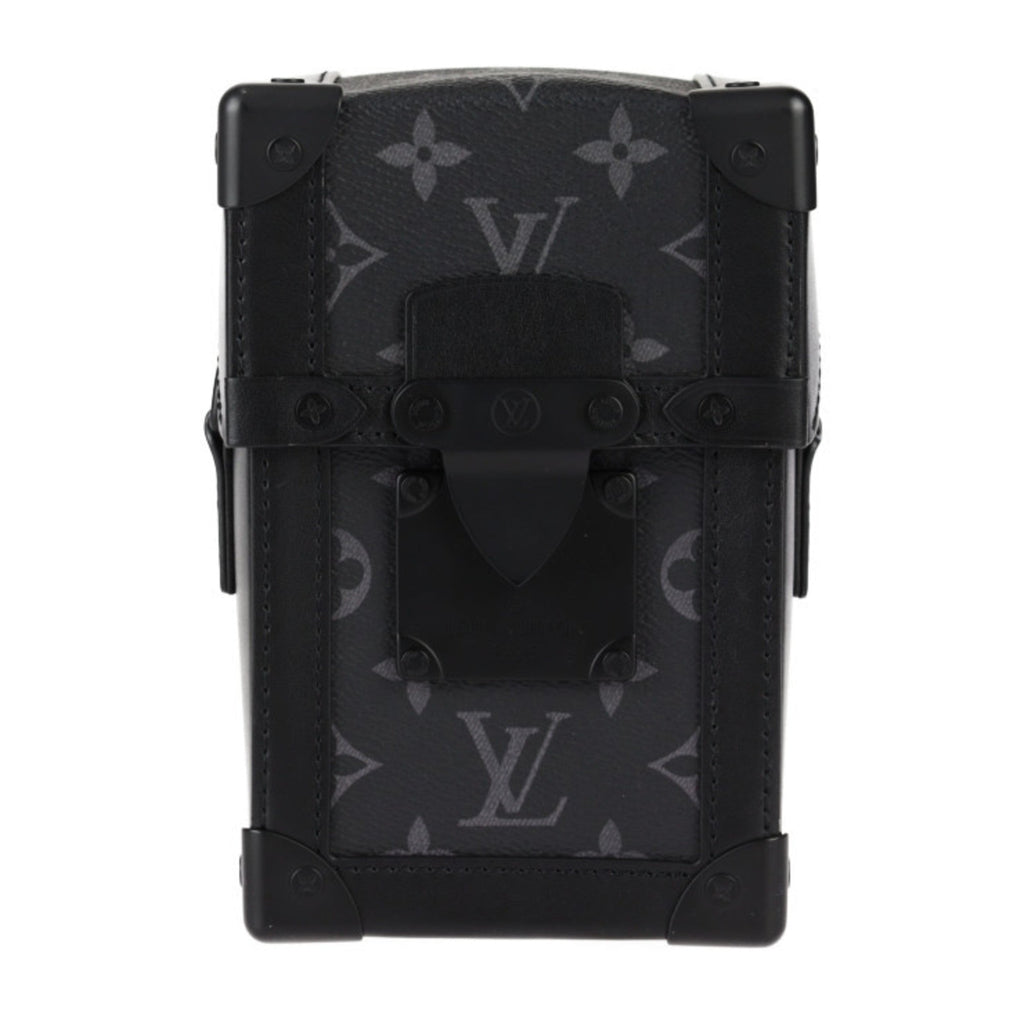 Louis Vuitton Black Gray Leather Pochette Pouch Shoulder Bag (Pre-Owned)