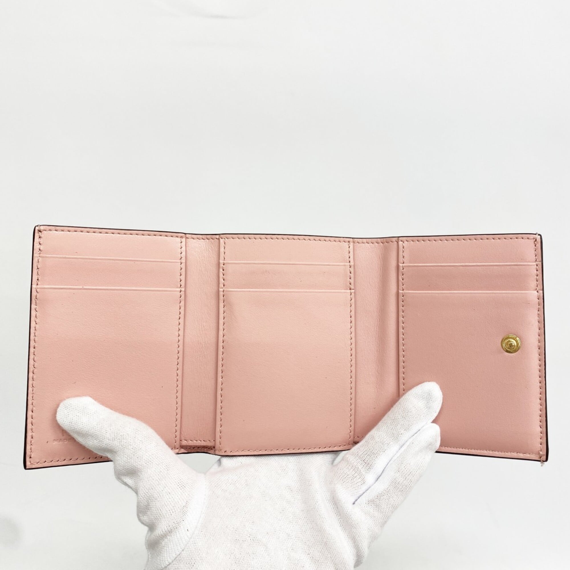 Fendi Brown Pvc Wallet (Tri-Fold) (Pre-Owned)