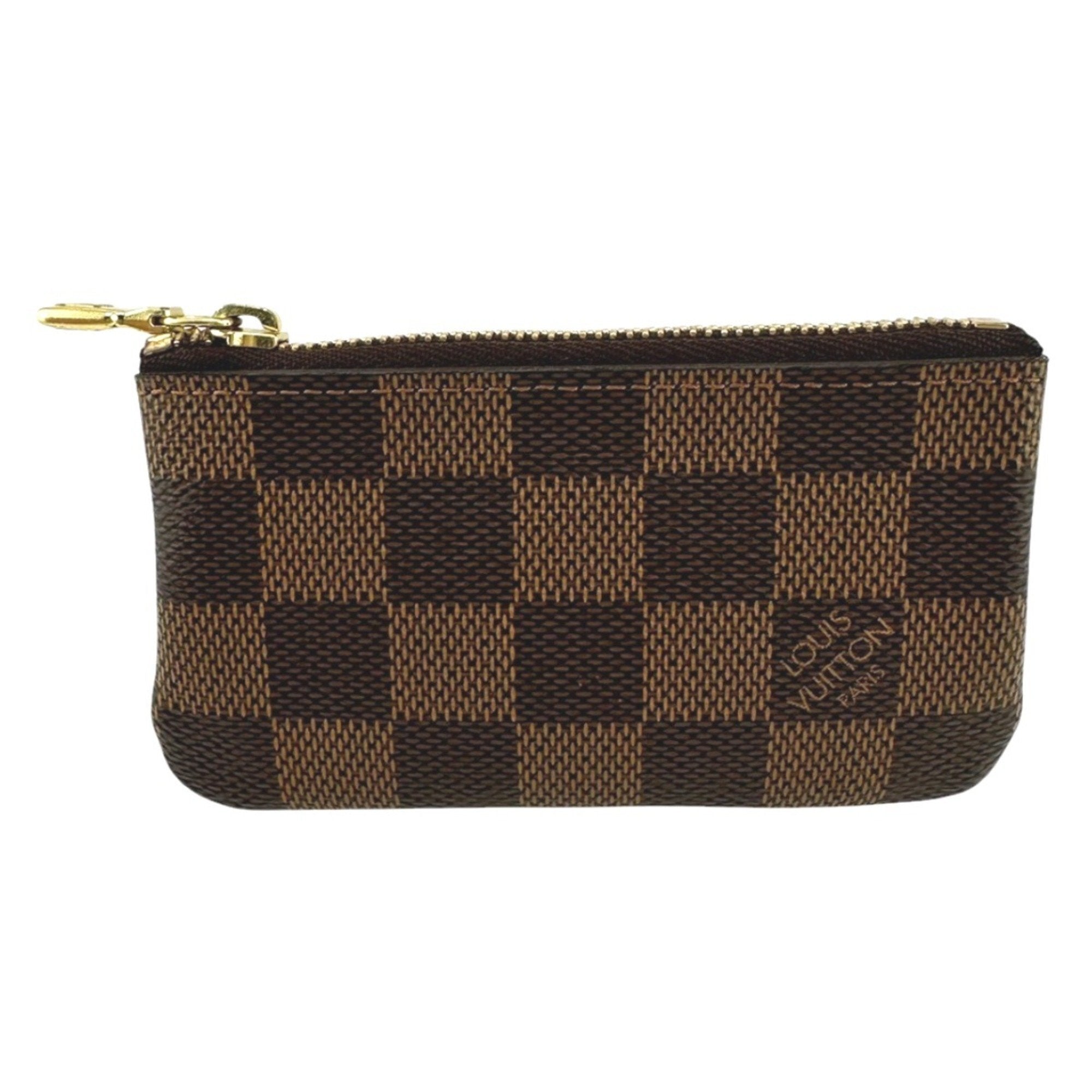 Louis Vuitton Damier Brown Damier Canvas Coin Purse/Coin Case (Pre-Owned)