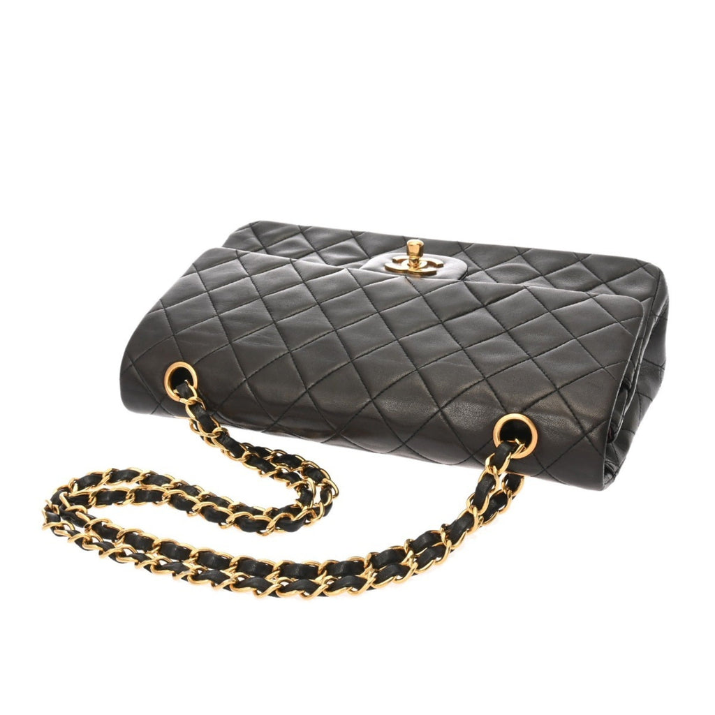 Chanel Black Leather Shoulder Bag (Pre-Owned)