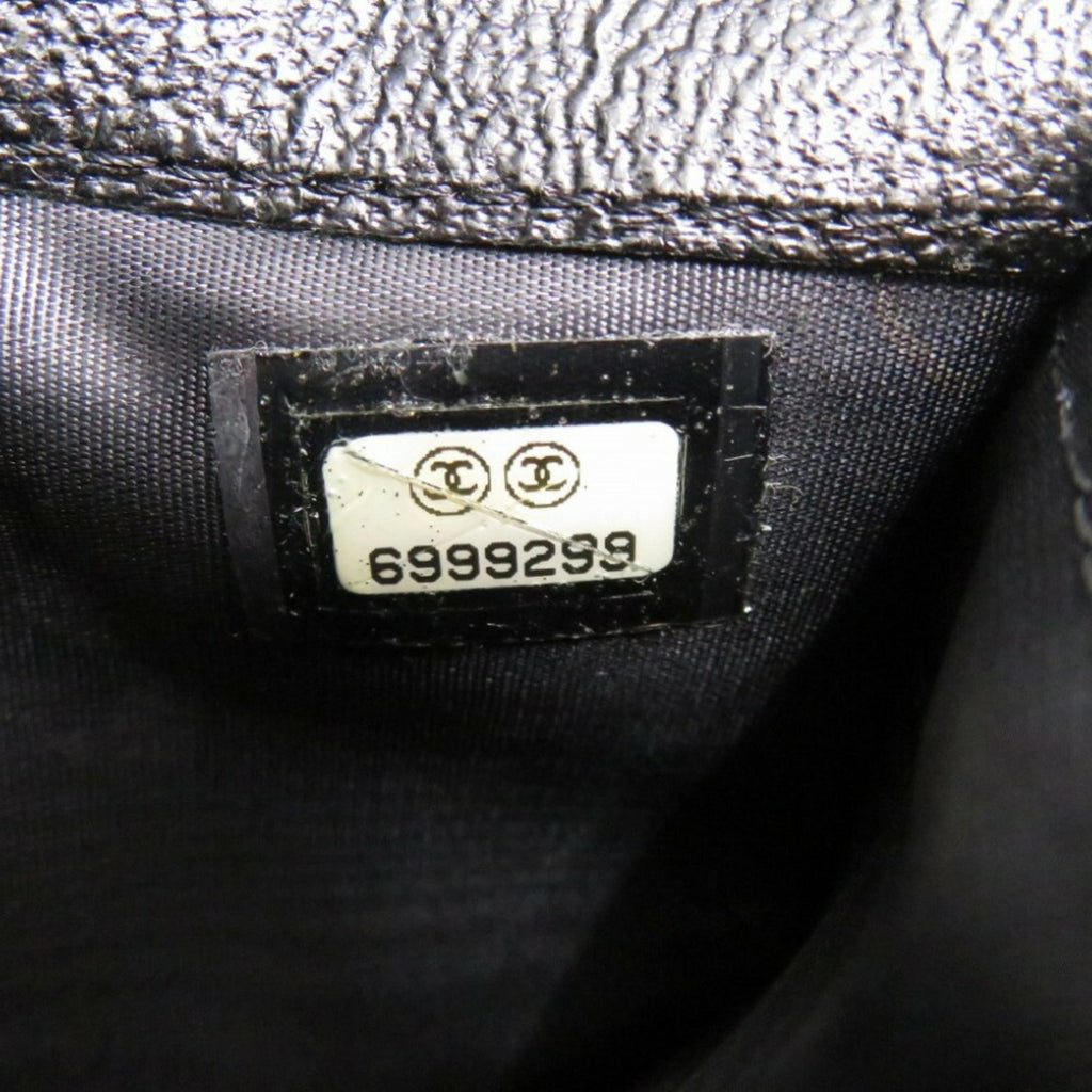 Chanel Black Leather Wallet (Bi-Fold) (Pre-Owned)
