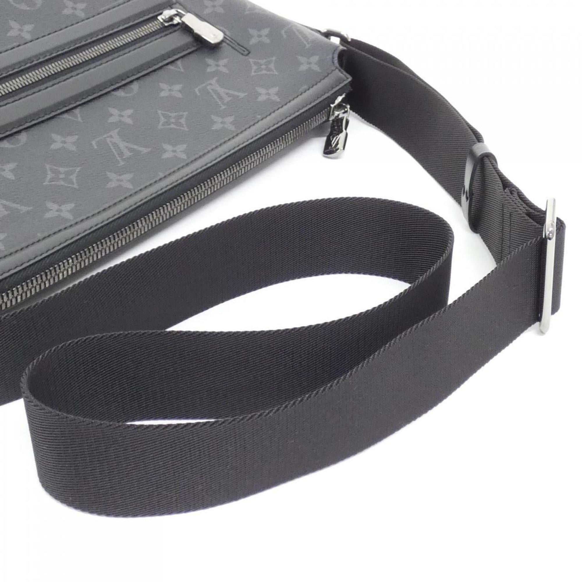 Louis Vuitton Black Coated Canvas Shoulder Bag (Pre-Owned)