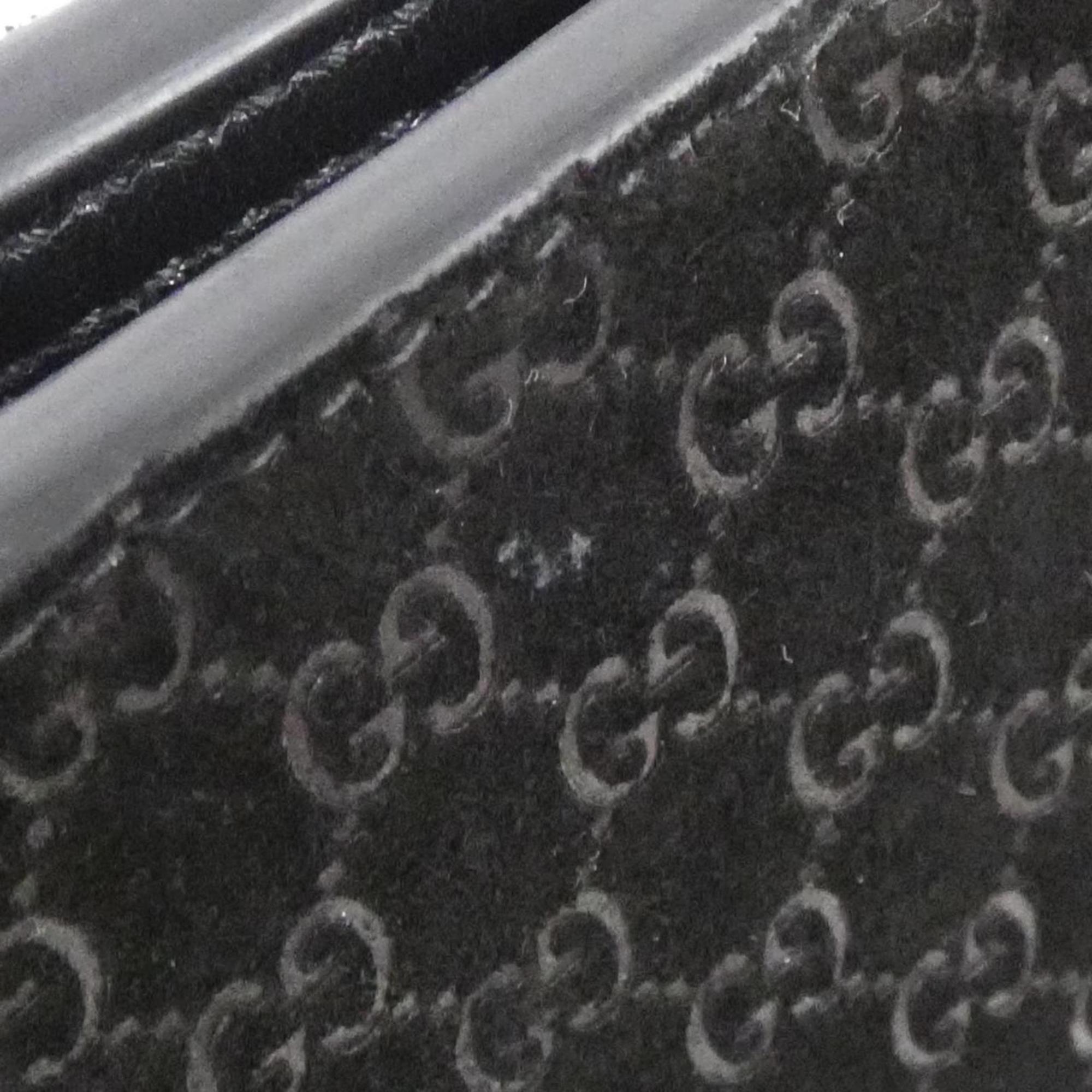 Gucci Black Suede Leather Shoulder Bag (Pre-Owned)