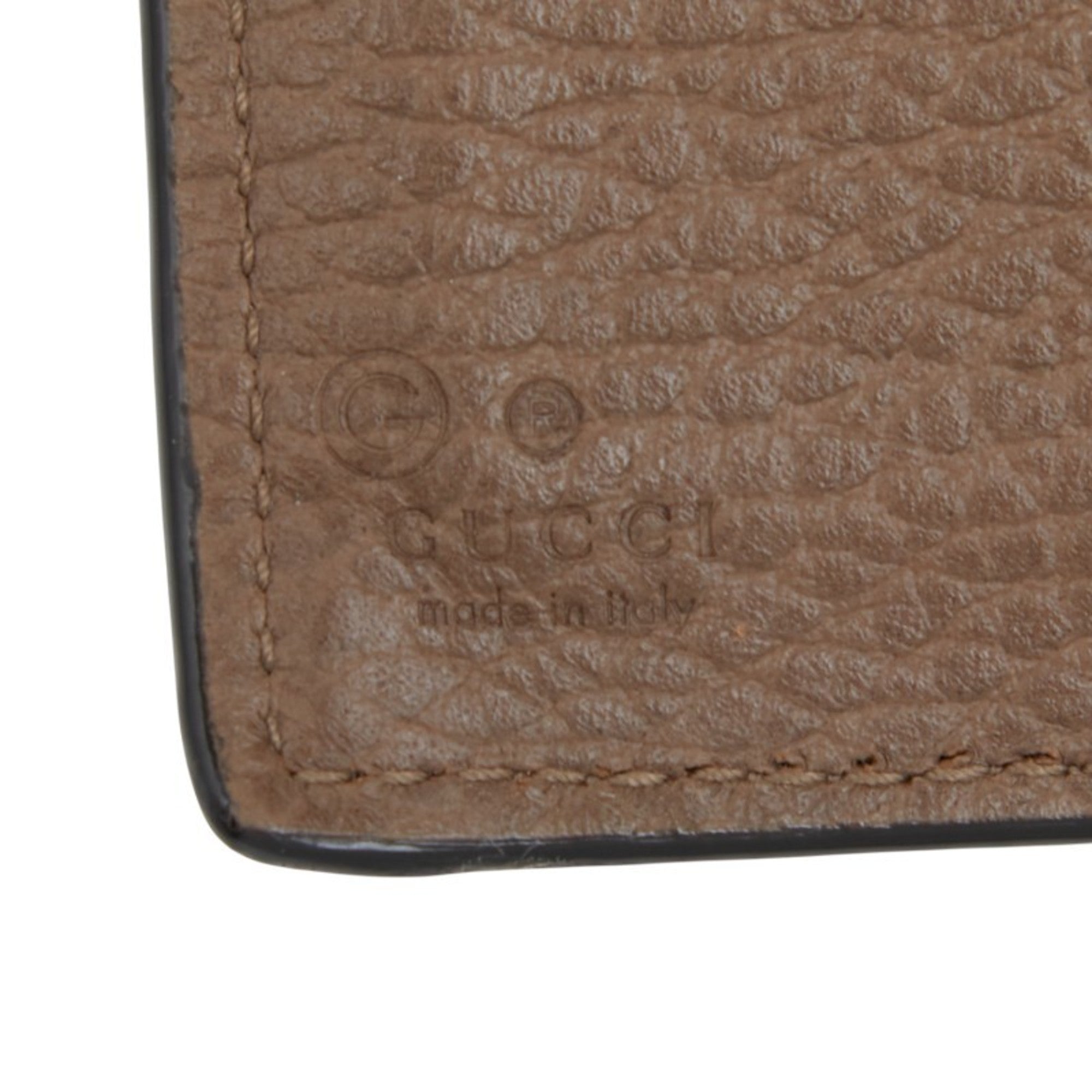 Gucci Brown Leather Wallet (Bi-Fold) (Pre-Owned)