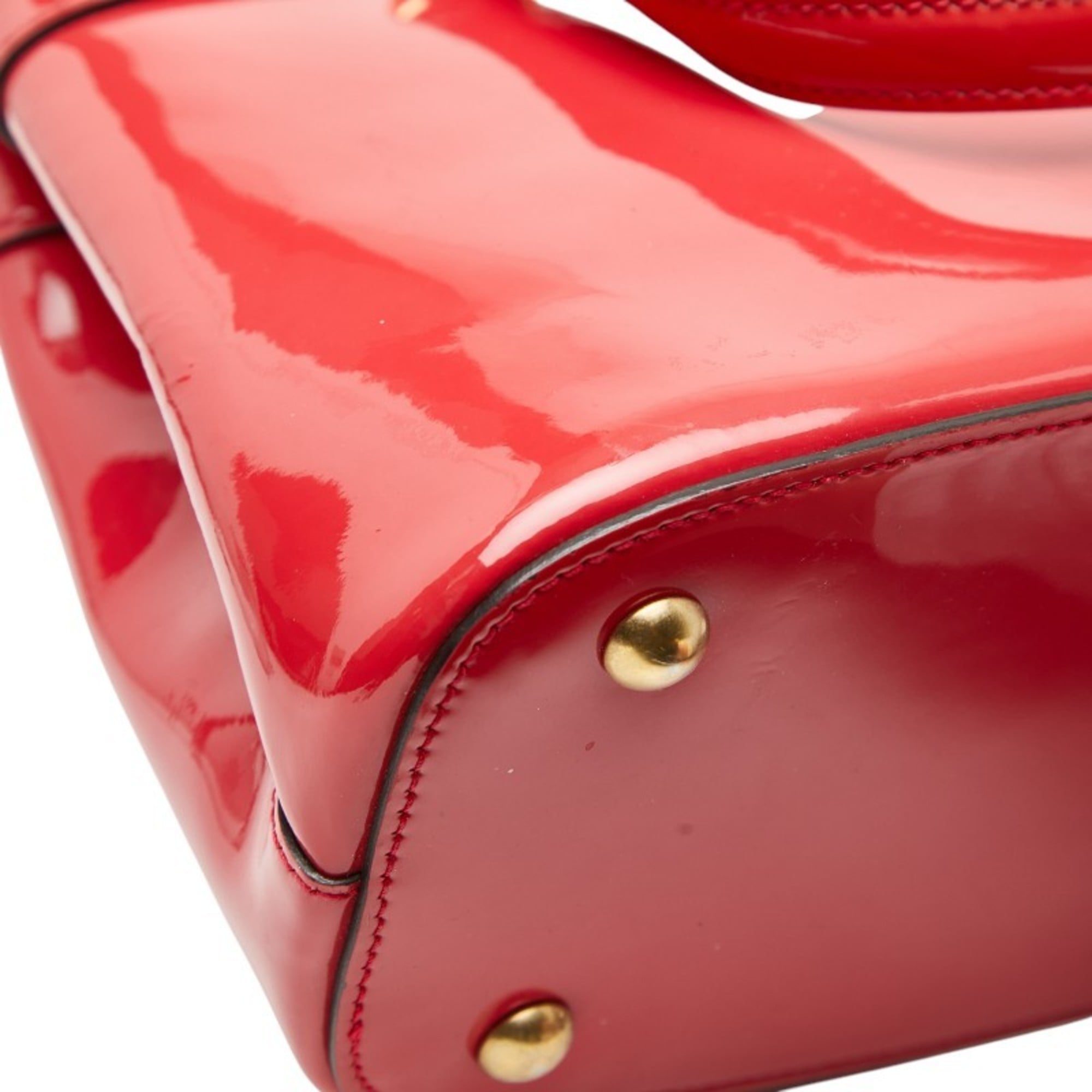Gucci Pink Patent Leather Handbag (Pre-Owned)