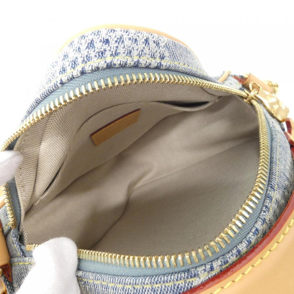 Louis Vuitton Blue Cotton Canvas Shoulder Bag (Pre-Owned)
