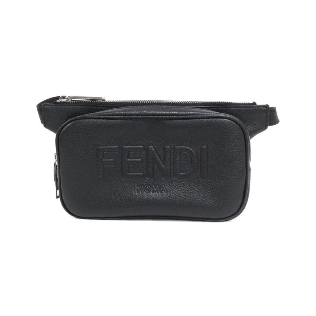 Fendi Black Leather Fanny Pack (Pre-Owned)