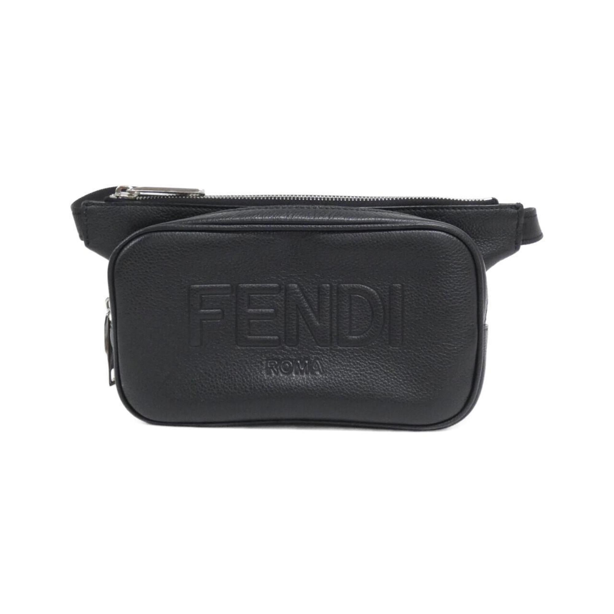 Fendi Black Leather Fanny Pack (Pre-Owned)