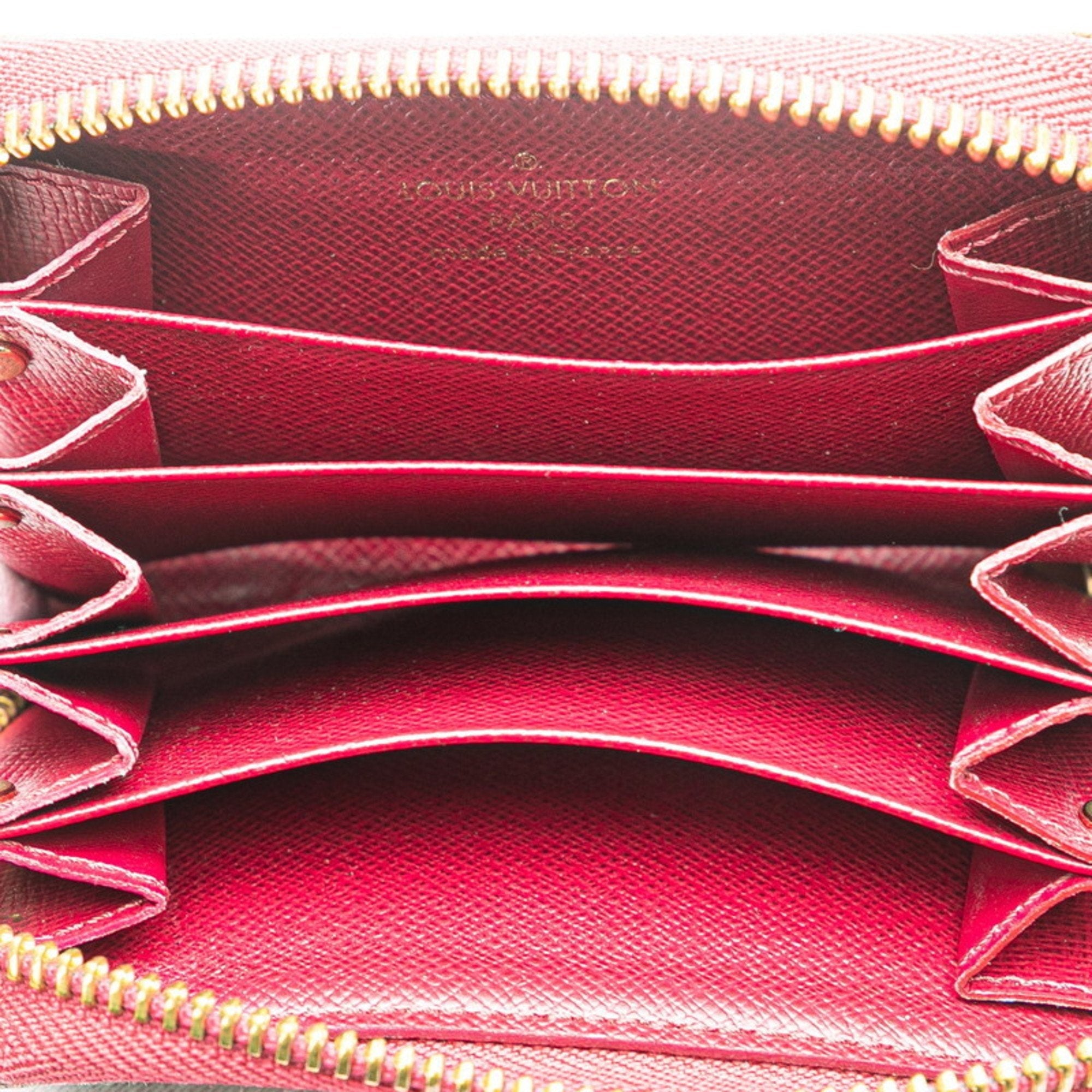 Louis Vuitton Fuchsia Monogram Red Color Pvc Leather Coin Purse/Coin Case (Pre-Owned)