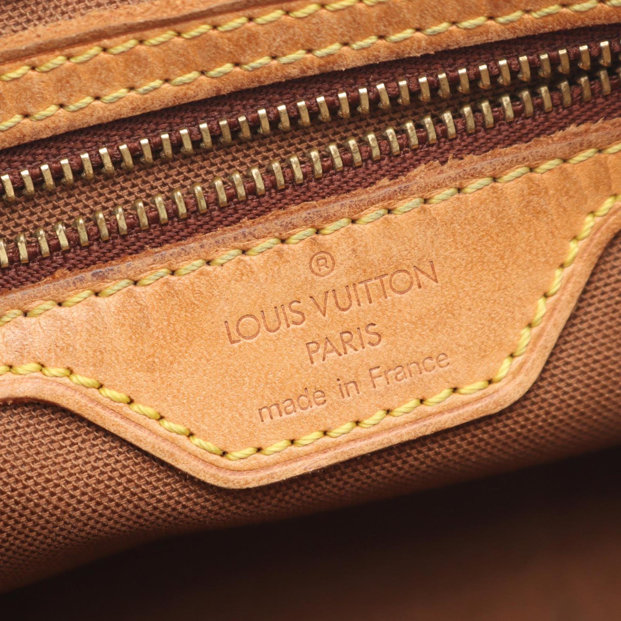 Louis Vuitton Brown Monogram Pvc Coated Canvas Leather Shoulder Bag (Pre-Owned)