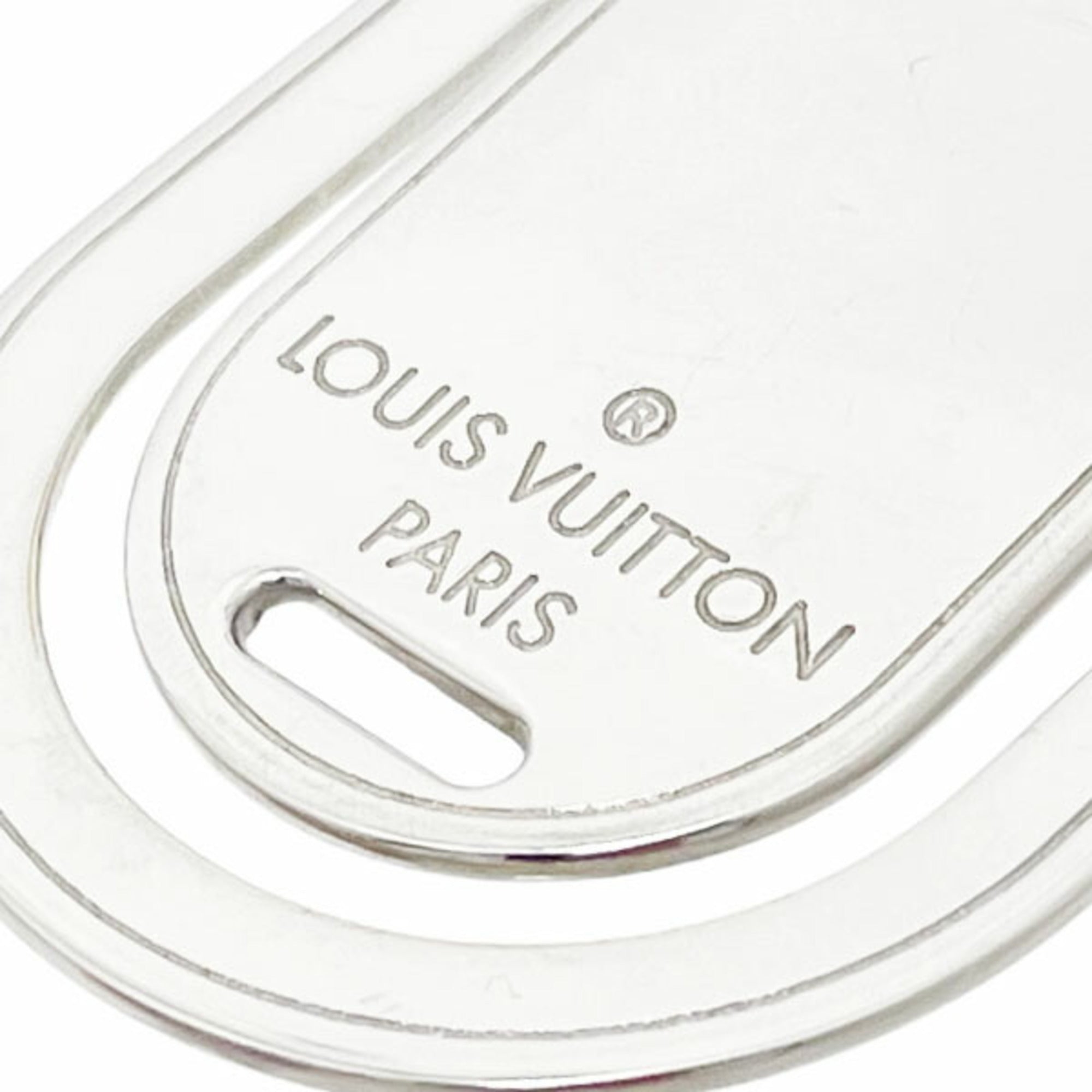 Louis Vuitton Silver Metal Money Clip (Pre-Owned)