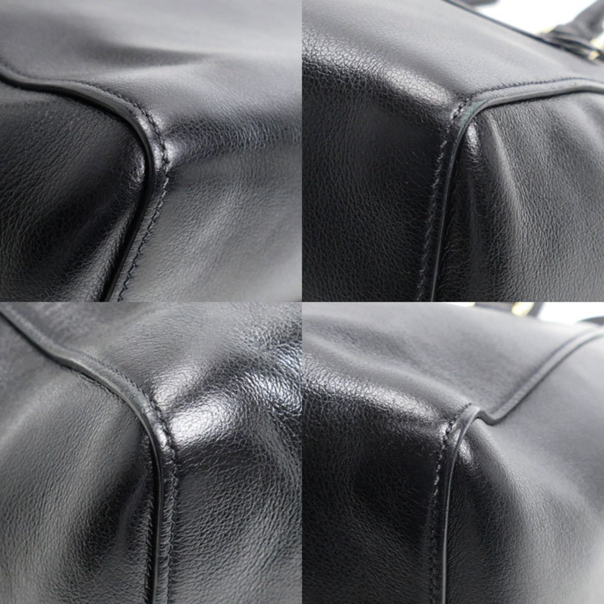 Prada Black Leather Shoulder Bag (Pre-Owned)