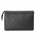 Louis Vuitton Black Monogram Shadow Shoulder Bag (Pre-Owned)