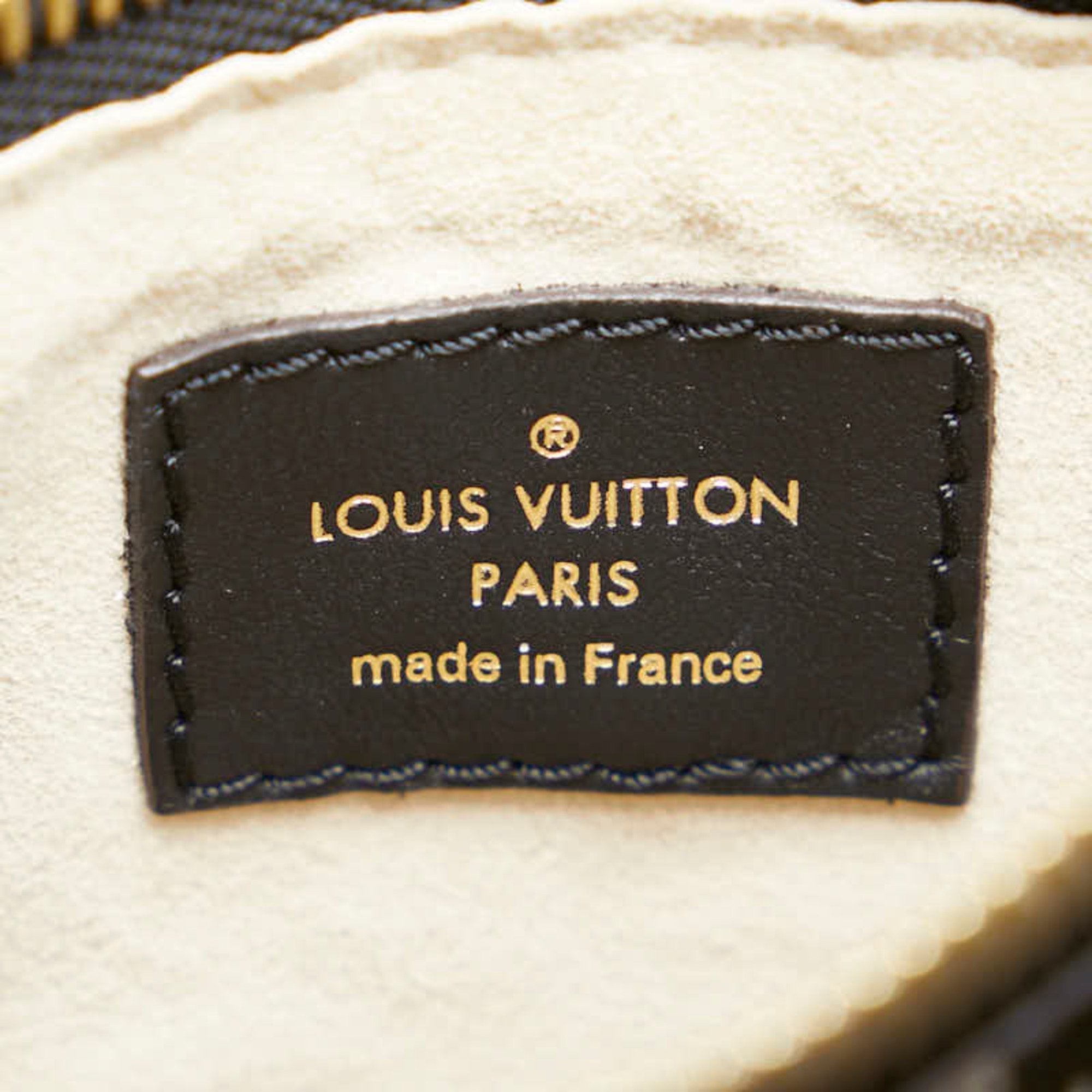 Louis Vuitton Black Lv Off White Orange Pvc Leather Shoulder Bag (Pre-Owned)
