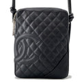 Chanel Black Leather Shoulder Bag (Pre-Owned)