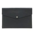 Louis Vuitton Noir Leather Clutch Bag Pochette (Pre-Owned)