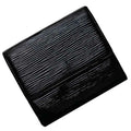 Louis Vuitton Black Noir Epi Leather Wallet (Tri-Fold) (Pre-Owned)