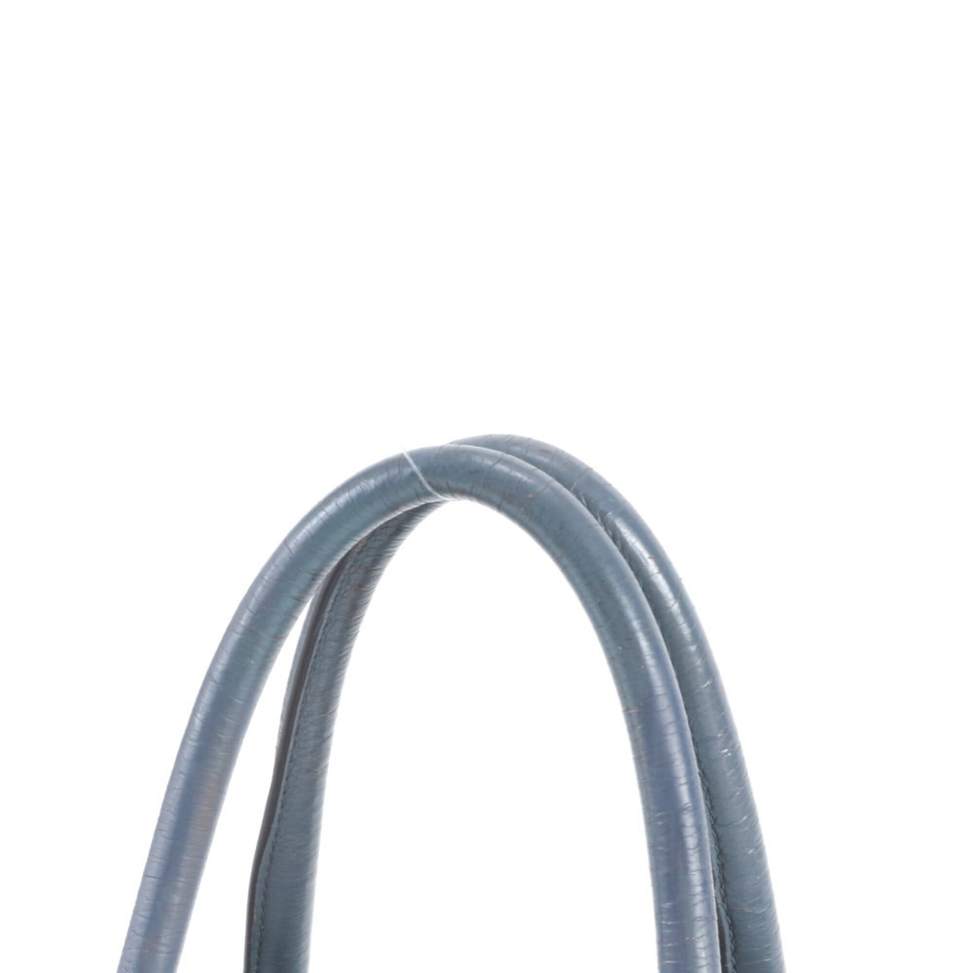 Prada Blue Leather Handbag (Pre-Owned)