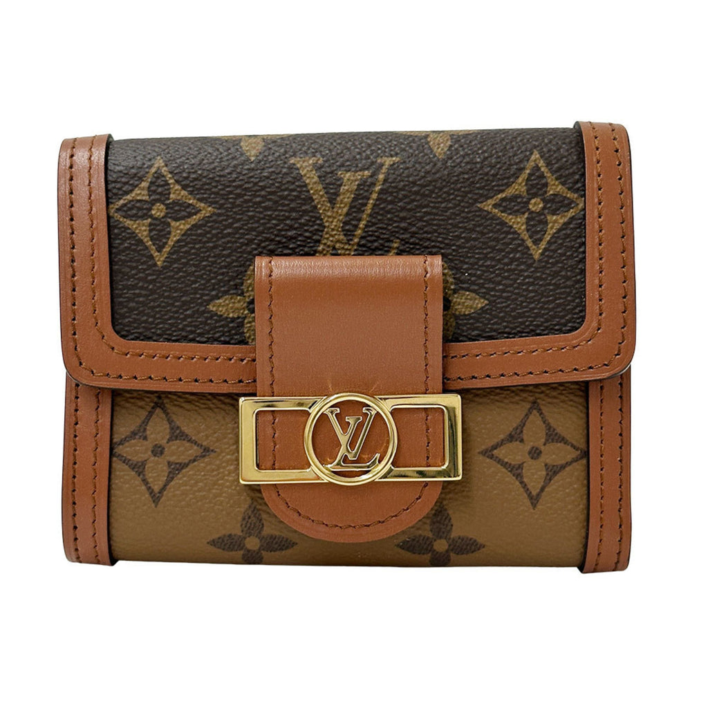 Louis Vuitton Monogram Reverse Monogram Reverse Wallet (Tri-Fold) (Pre-Owned)