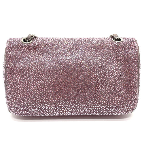 Chanel Pink Suede Shoulder Bag (Pre-Owned)