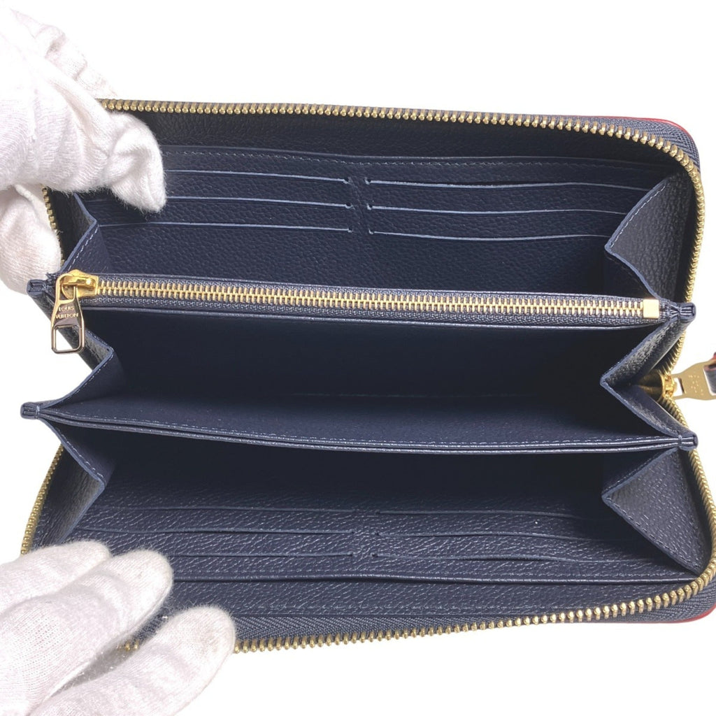 Louis Vuitton Marine Rouge Monogram Empreinte Long Wallet (Bi-Fold) (Pre-Owned)