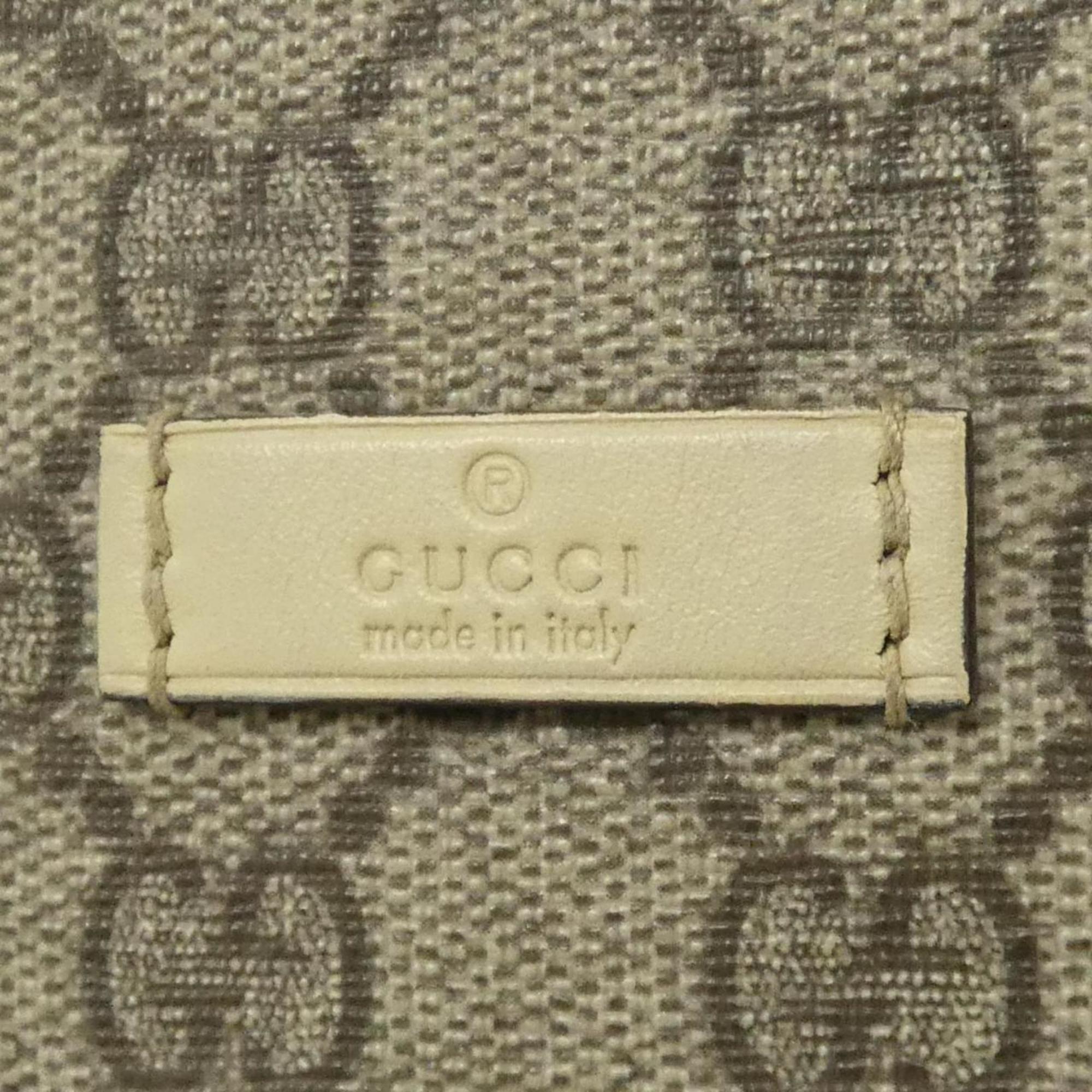Gucci Beige Ivory Gg Plus Handbag (Pre-Owned)
