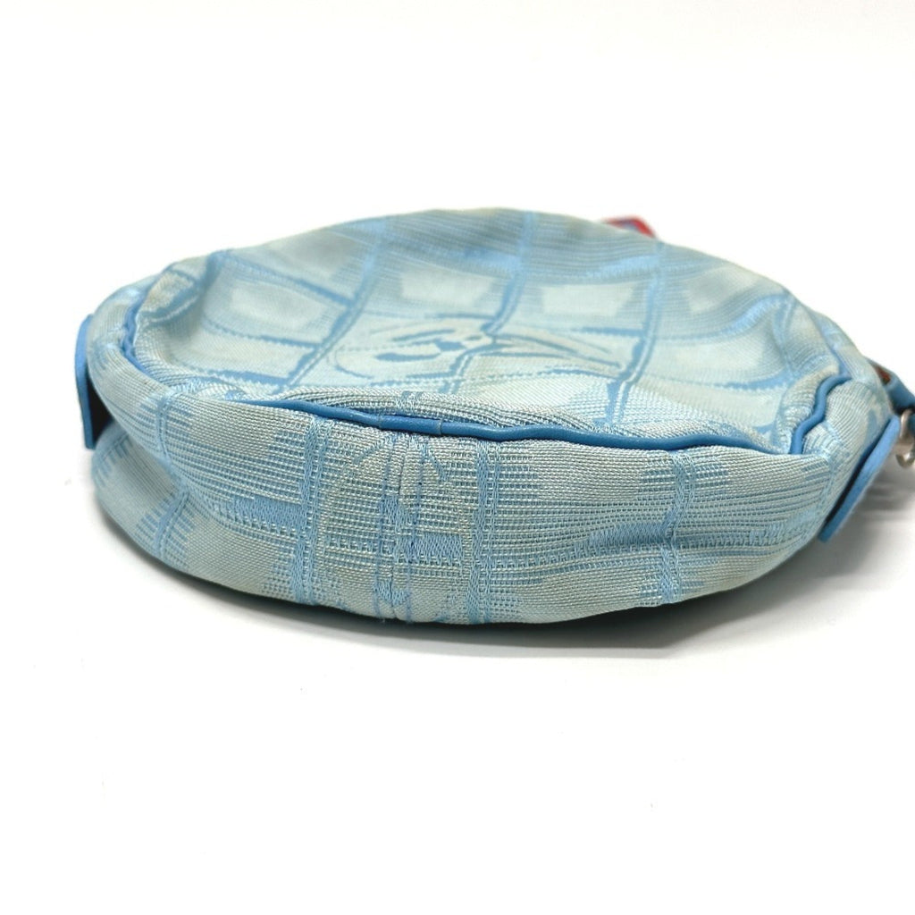 Chanel Blue Nylon Pouch (Pre-Owned)