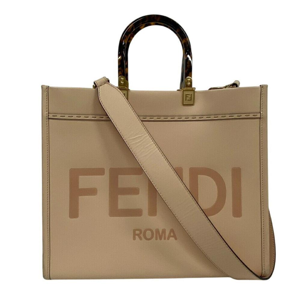 Fendi Pink Leather Handbag (Pre-Owned)