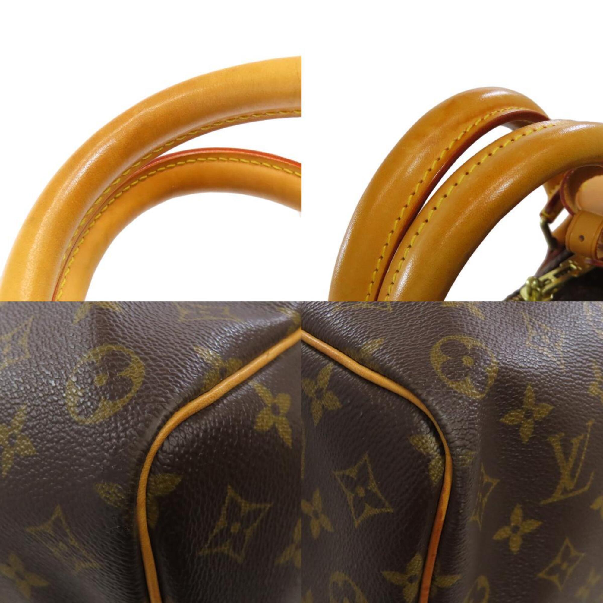 Louis Vuitton Brown Monogram Monogram Canvas Boston Bag (Pre-Owned)