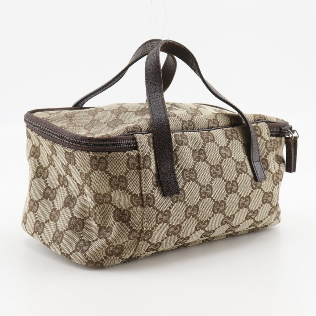 Gucci Beige Gg Canvas Handbag (Pre-Owned)